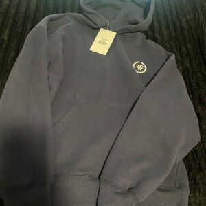 Navy Blue Hoodie with Logo